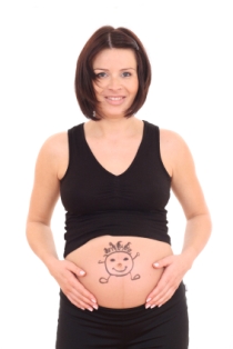 Fertility, Pregnancy & Baby Reflexology. pregnant smiley